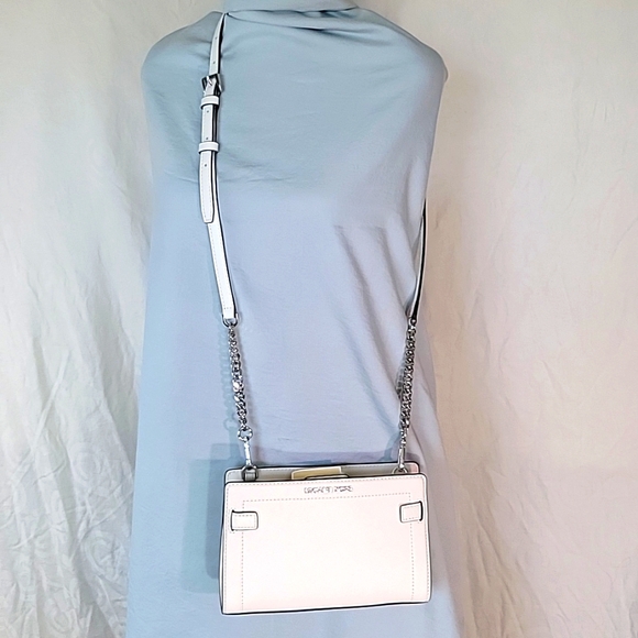 NWT Michael Kors White Crossbody Bag - Picture 3 of 12